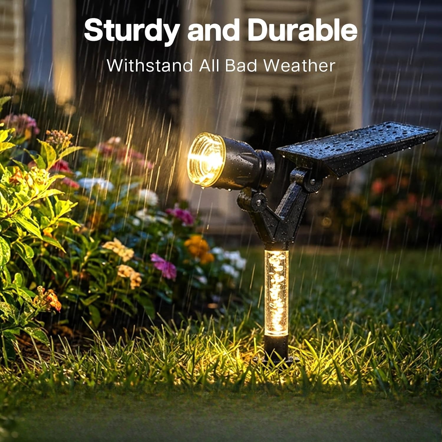 Warm White Solar Landscape Lights