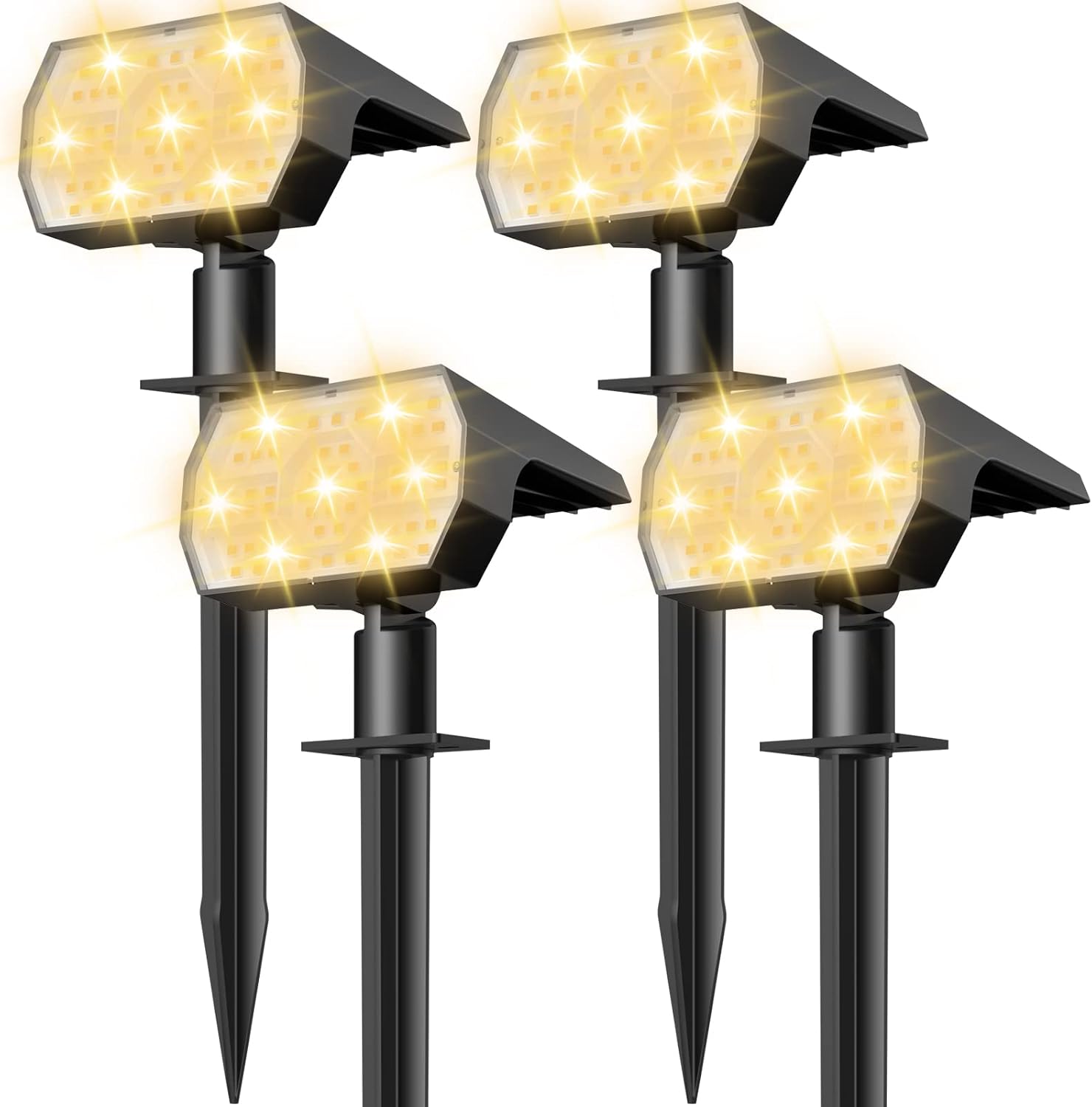 56 LED Warm Solar Garden Lights