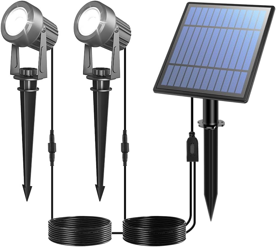 Warm White Solar Garden Spot Lights