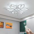 White Flower Dimmable LED Ceiling Light
