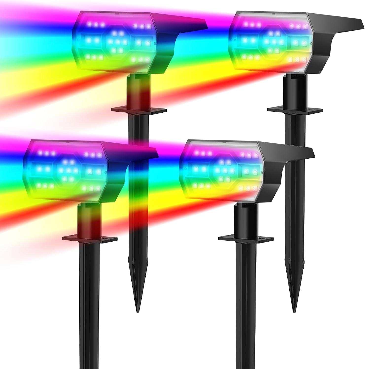 56 LED Warm Solar Garden Lights
