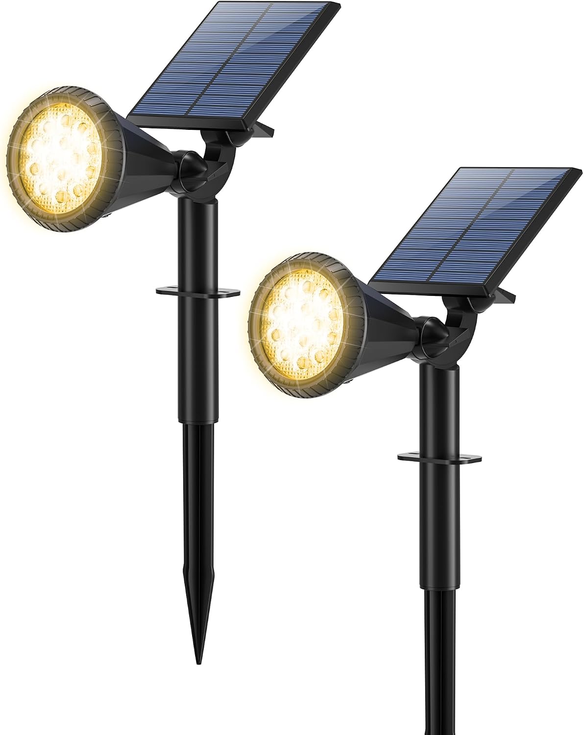 Adjustable RGB Solar Garden Spot Lights
