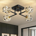 Black Gold 4-Light Sputnik Ceiling Light