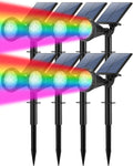 Adjustable RGB Solar Garden Spot Lights