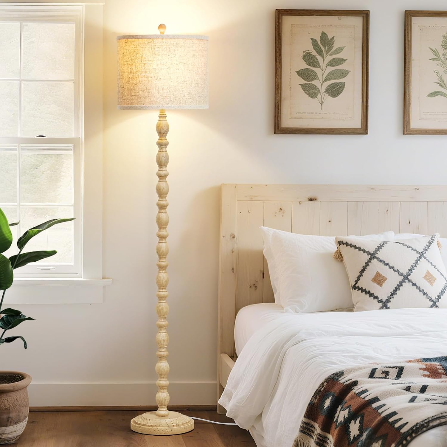 Adjustable Vintage Rustic Floor Lamp