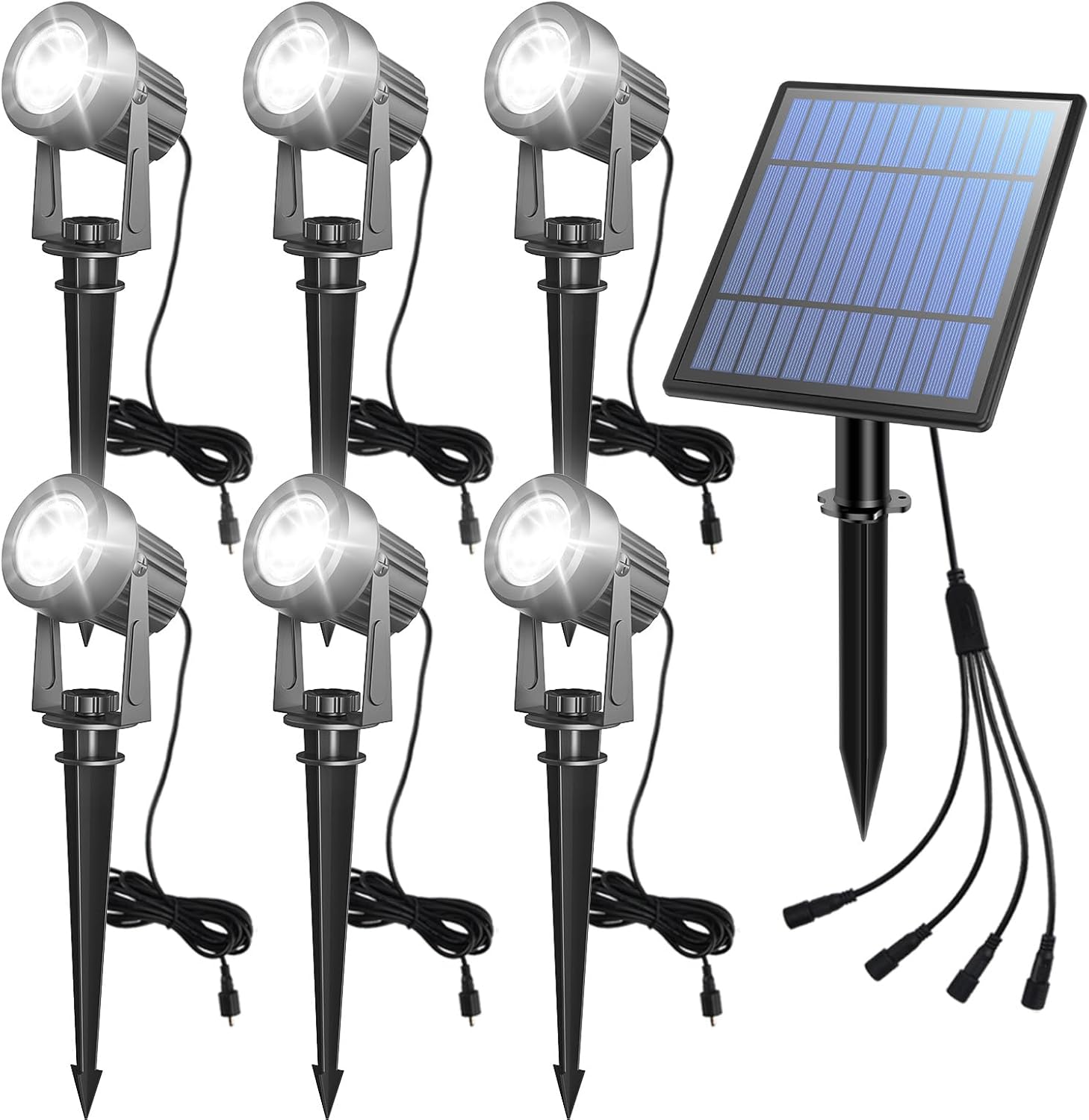 Warm White Solar Garden Spot Lights