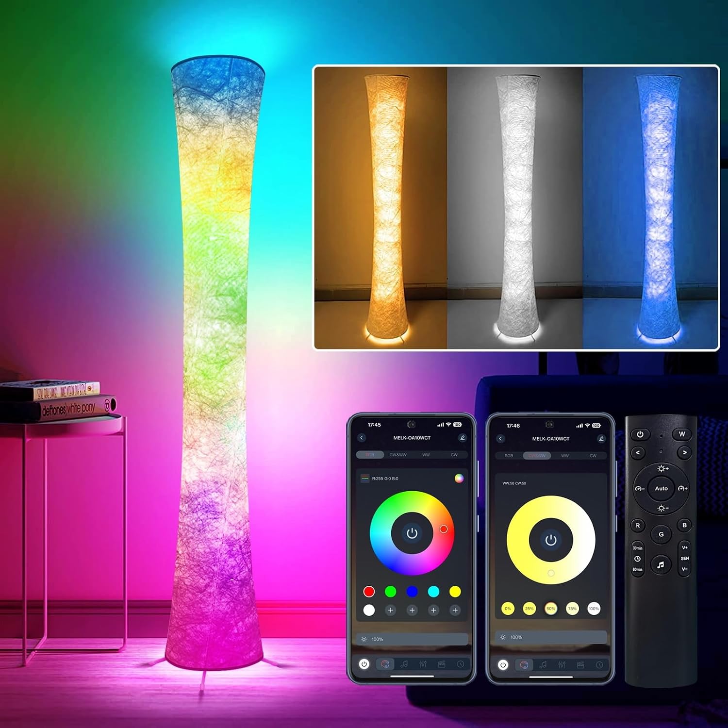 Attractive Smart Music Sync Color Floor Lamp