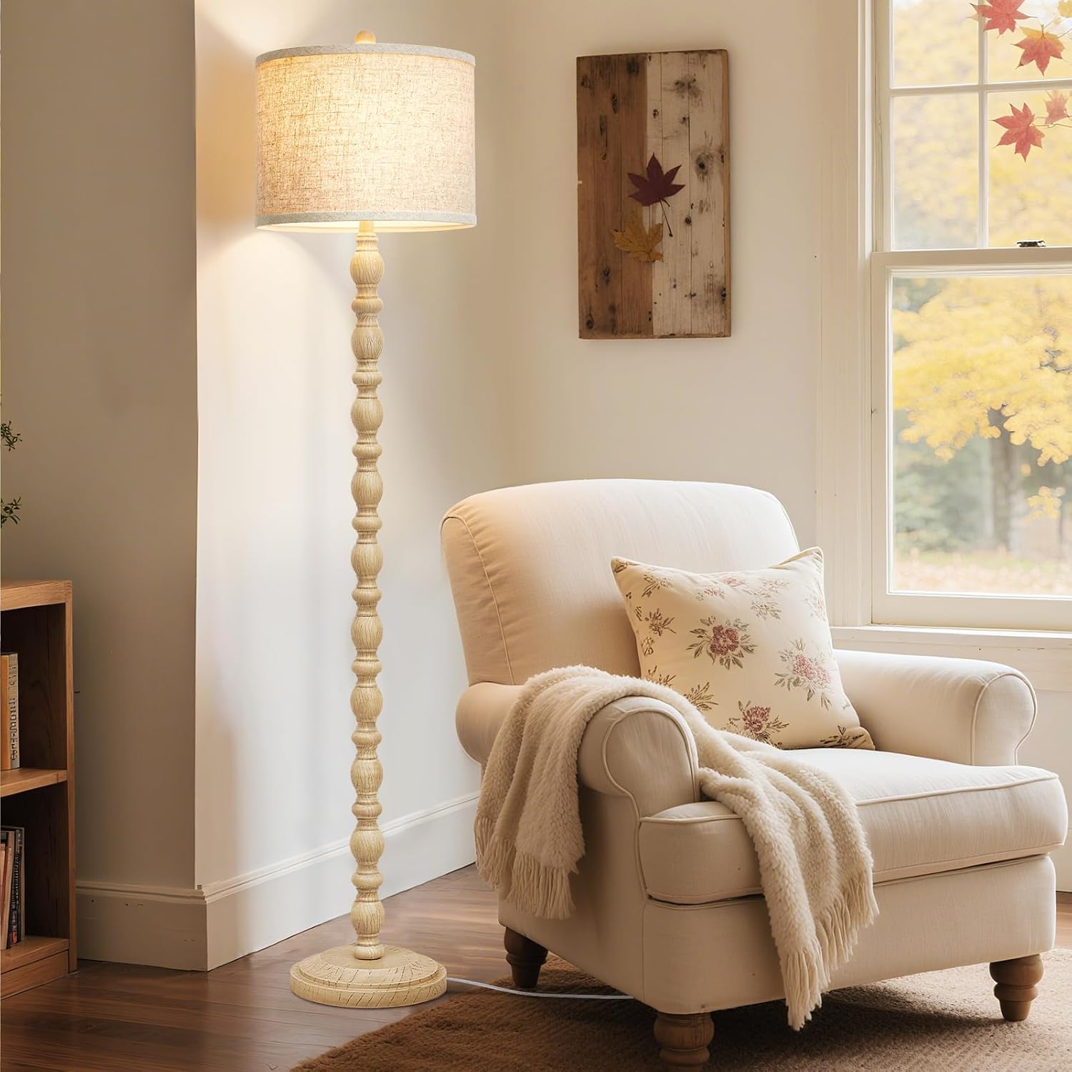 Adjustable Vintage Rustic Floor Lamp