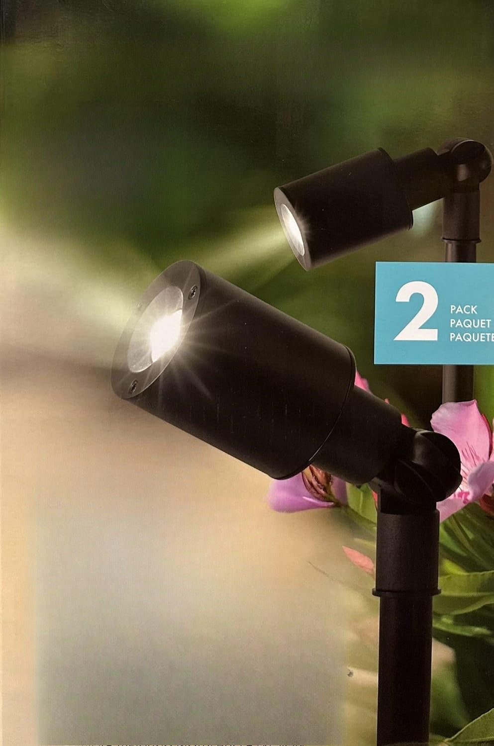Attractive and practical LED Solar Spotlight - 2 Pack