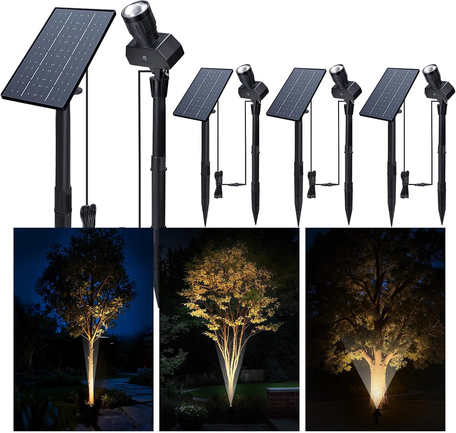 Adjustable Solar Landscape Spot Lights