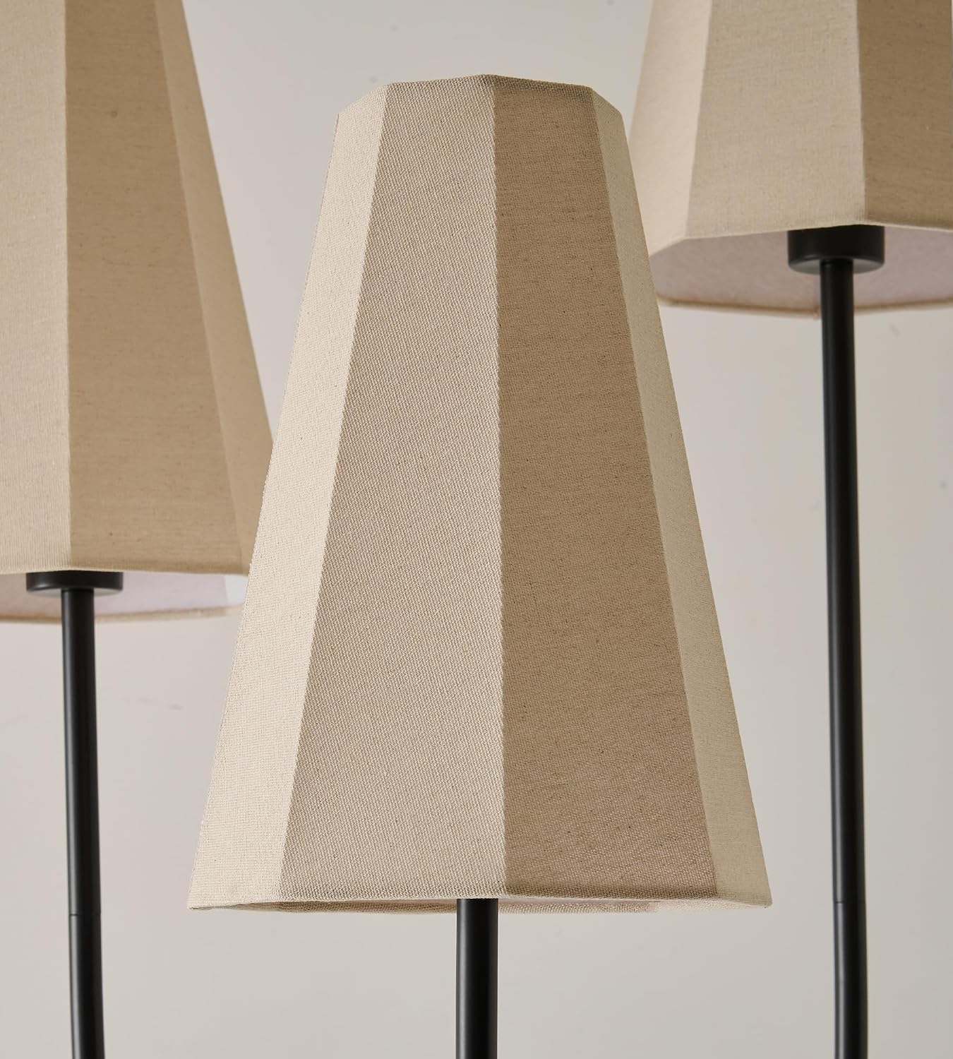 Curved Base 3-Light Vintage Floor Lamp