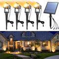 Warm White Solar Garden Spot Lights
