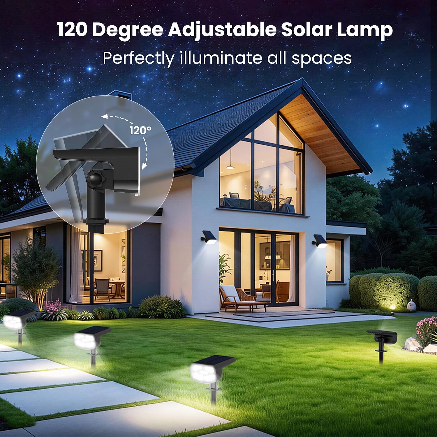 Fashionable and practical Solar Garden Spot Lights