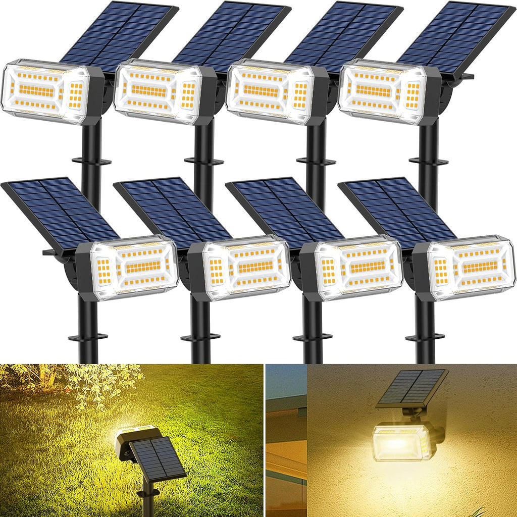 Adjustable Warm White Solar Spotlights