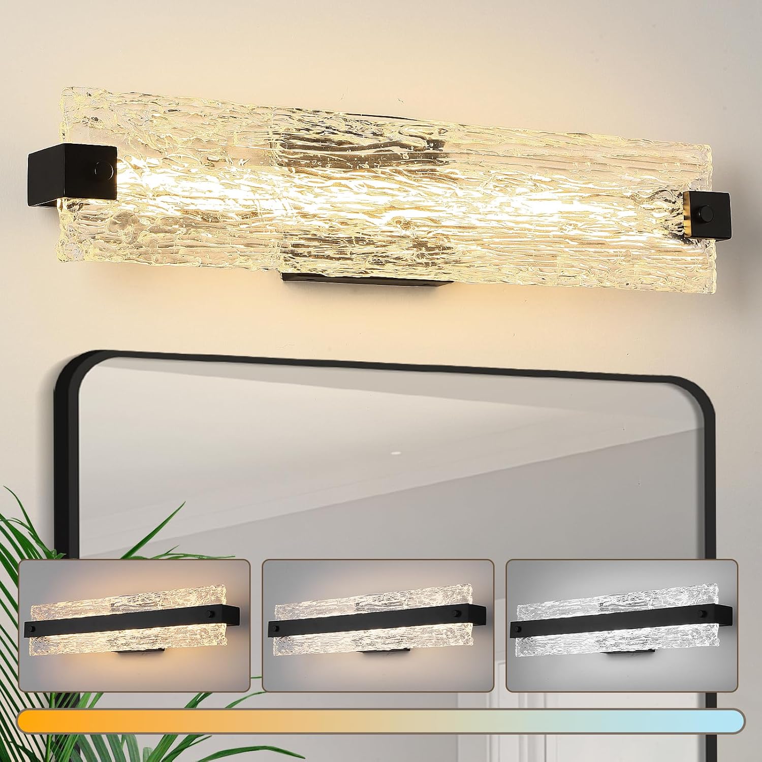 Modern Crystal Dimmable Vanity Wall Light