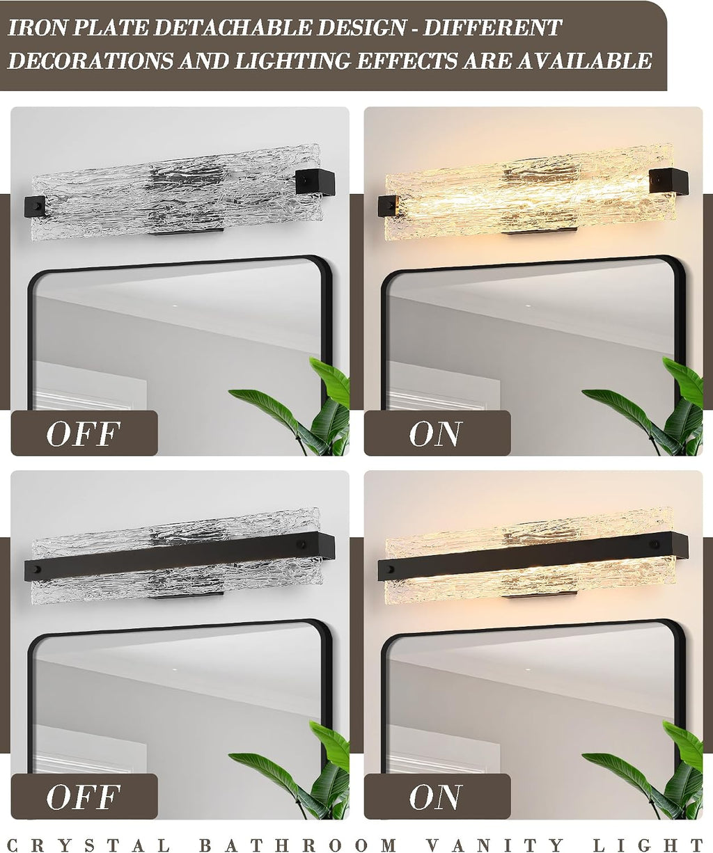Modern Crystal Dimmable Vanity Wall Light