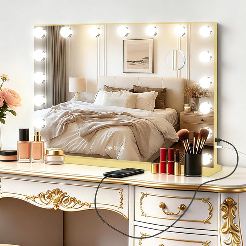 23×18 Inch Magnified LED Makeup Mirror