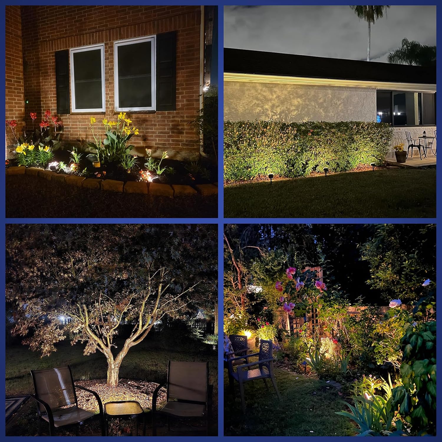 56 LED Warm Solar Garden Lights