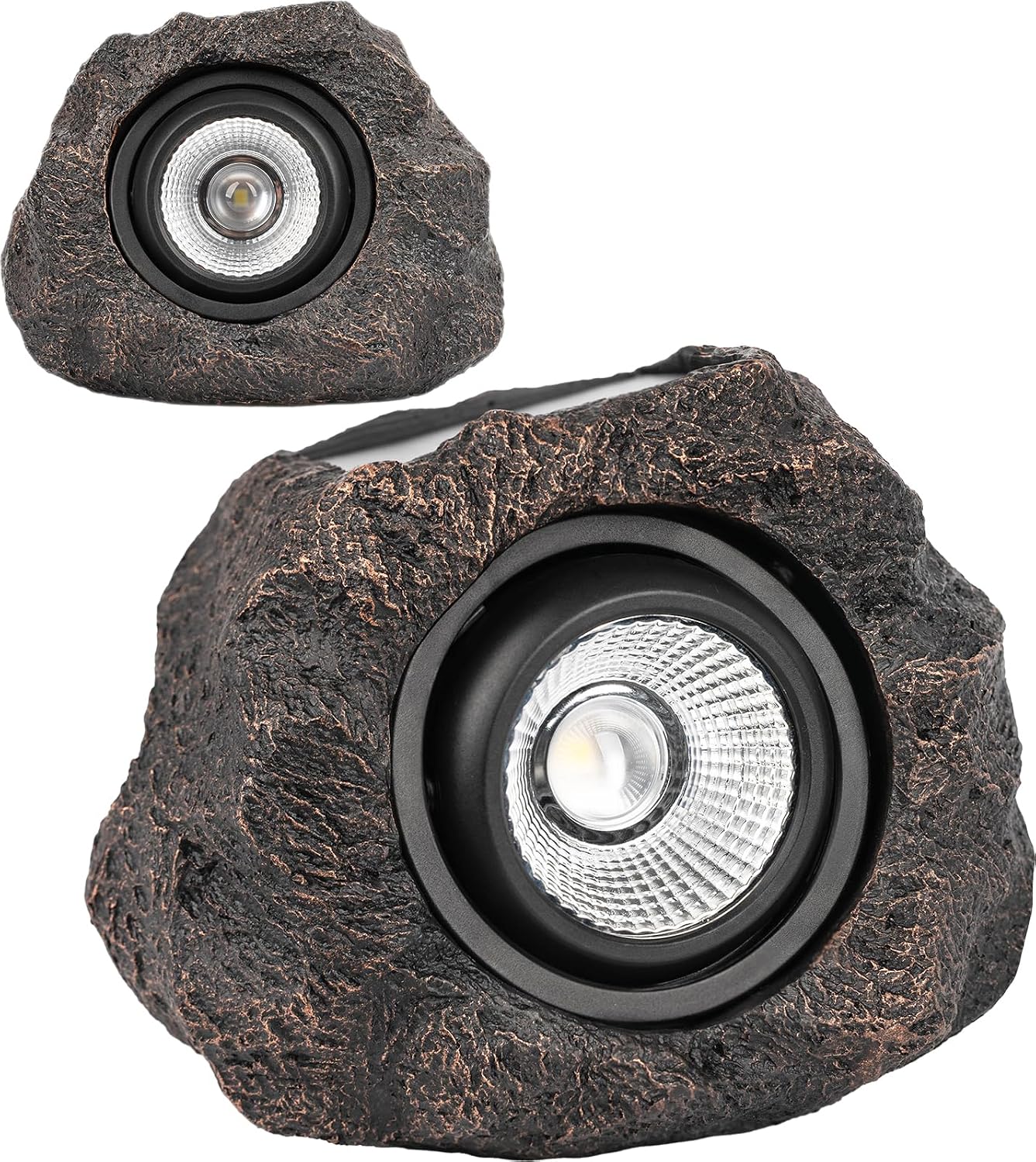 Solar Stone Outdoor Garden Path Lights