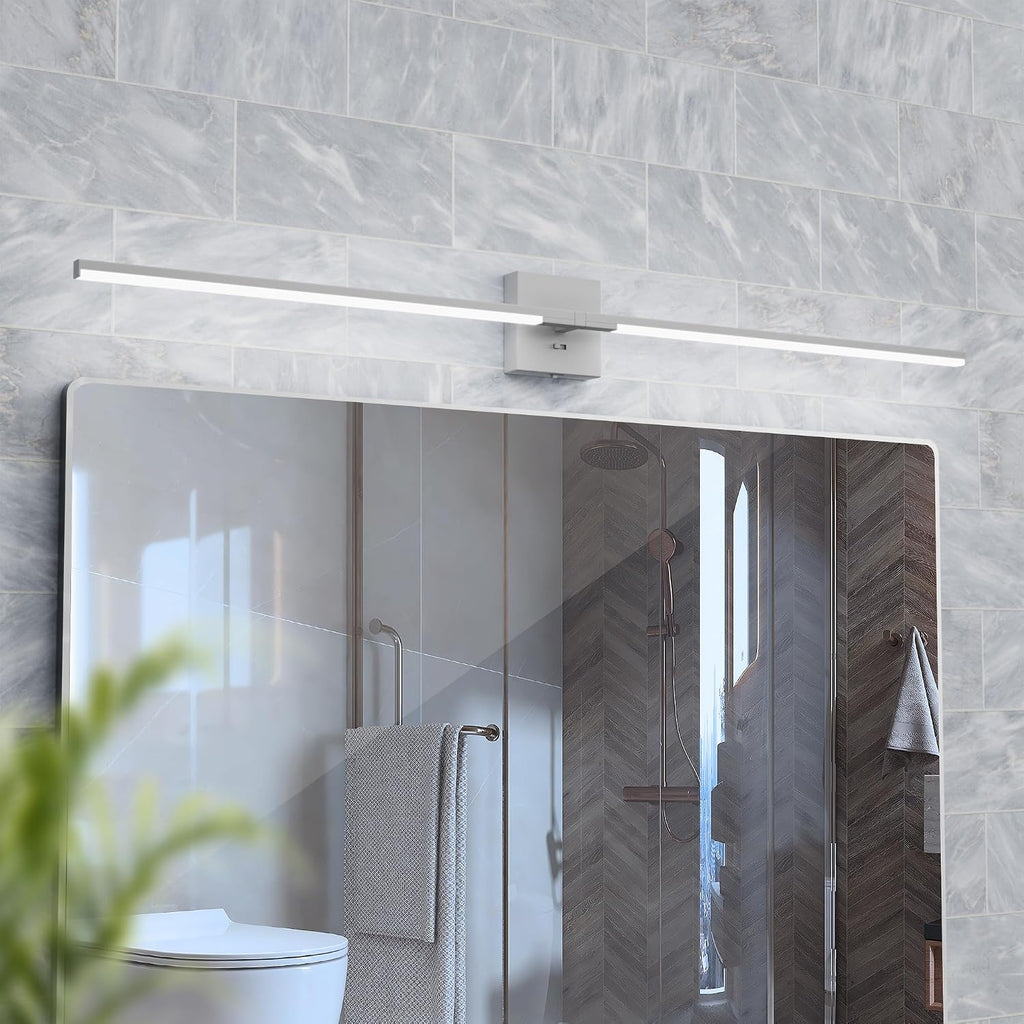 Rotatable Nickel Dimmable Vanity Light