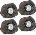 Solar Stone Outdoor Garden Path Lights
