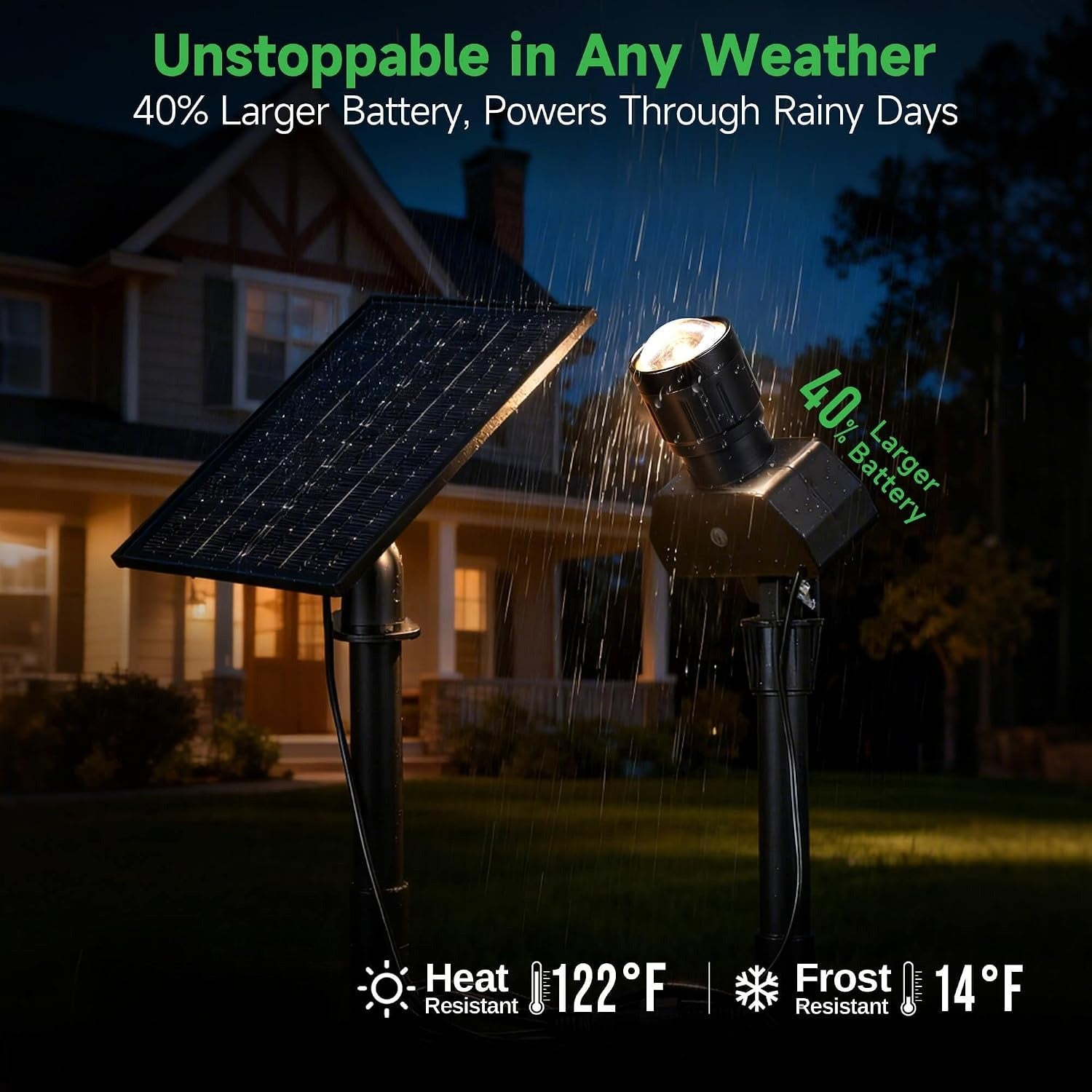 Adjustable Solar Landscape Spot Lights