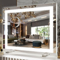 20×23 Inch Square Lighted Makeup Mirror