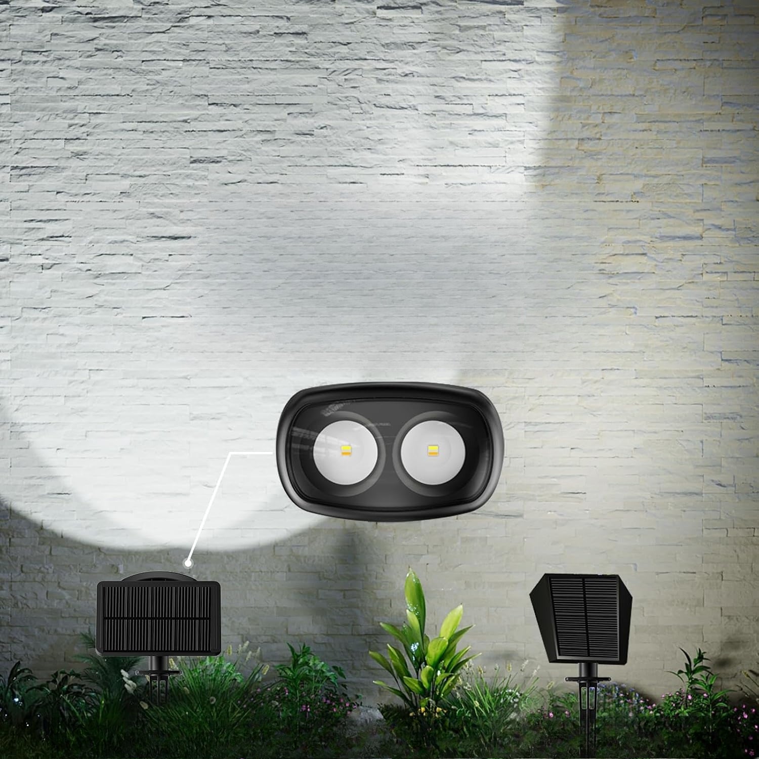 Fashionable and practical Waterproof Solar Garden Spot Lights