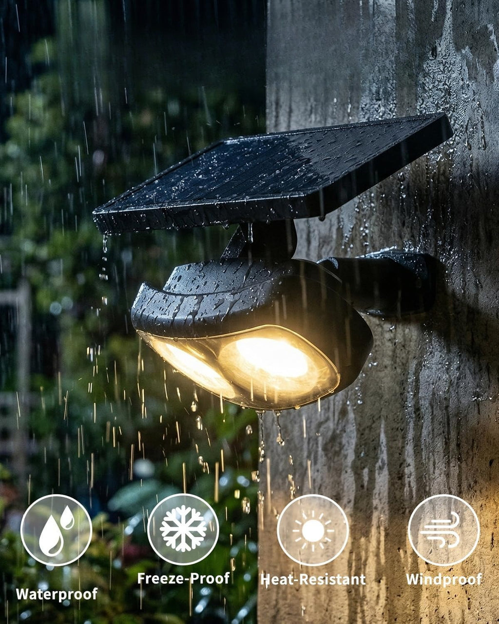 Fashionable and practical Waterproof Solar Garden Spot Lights