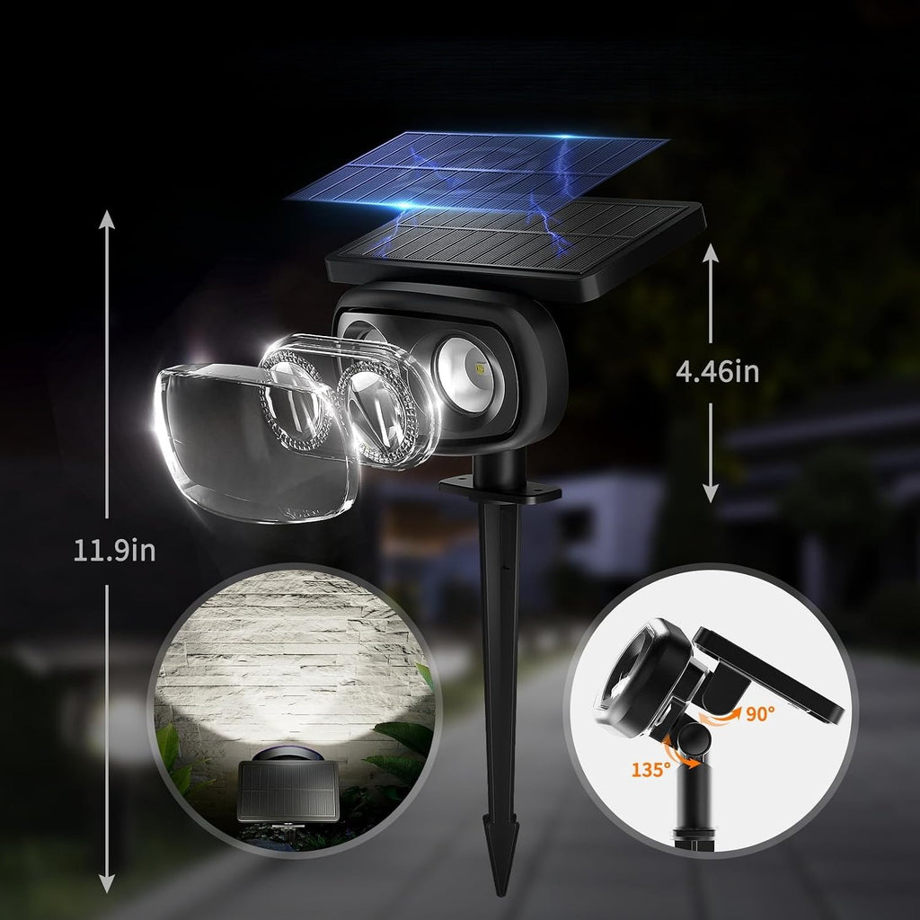 Fashionable and practical Waterproof Solar Garden Spot Lights